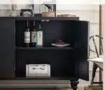 Open Buffet Solid Wood Sideboards Living Room Dresser Closets Luxury Display Cabinet Entrance Credenza Dining Room Furniture