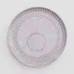 Newest Mosaic Patterned Grid-Shaped Dinner Plate Coffee Cup & Saucer Set Bone Coffee Sets Glasses Gold Outline Plates