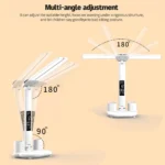 LED Desk Lamp,Multifunction Table Lamp with Calendar USB Touch Night Light with Pen Holder for Bedroom Reading Lamp de