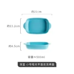 Bread Pan for Baking Tools and Accessories Oven Tray Kitchen Utensil Porcelain Dishes Cooking Utensils Bakeware Ceramic Pans Bar - Image 7