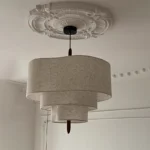 Nordic Minimalist Wabi Sabi Fabric Chandelier Living Dining Room Bedroom Pendant Light Home Indoor Lighting Hanging Lamp