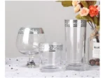Luxury Wine Crystal Glasses Transparent Champagne Brandy Whisky Glass Cup Home Unleaded Bar Wedding Party Drinkware Barware