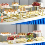 Wedding Dessert Table Display Rack Cake Stand Buffet Candy Bar Banquet Tea Break Props Stage Cupcake Juice Drinks Holder 12-26pc - Image 6