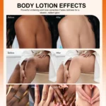 LKIAE Clear Arbutin Pawpaw Whitening Body Lotion, Moisturizing Cream, Improve Rough Skin, Remove Dark Spots, Melanin