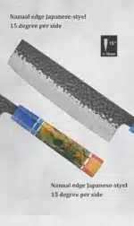 1-4 PCS Kitchen Knife set Damascus Steel Japanese chef Knife Santoku Knife Nakiri Knife kiritsuke knife Stable wood Handle