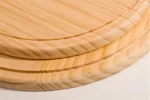 6 to 13inch Wooden Round Pizza board with Hand Pizza Baking Tray Stone Cutting Board Platter Pizza Stone Cake Bakeware - Image 5