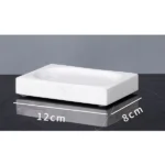 Minimalist Volakas White Natural Marble Set for Bathroom Luxury Soap Dispenser Toothbrush Holder Tray Bathroom Set