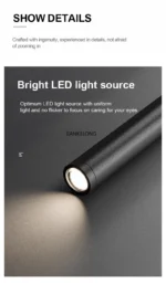 Modern Minimalist LED Longer Pendant Lights For Bedroom Bedside Reading Chandelier Lamps Living Room Bar Coffee Decor
