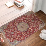 Anti-slip Bath Mat Bathroom Small Rug Shower Mat Home Decor Door Mat Kitchen Bedroom Entrance Room mats Morocco vintage