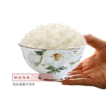 Bone China Dinnerware, Household Ceramic Rice Bowl, Deep Dishes, Soup Pots, Steak Flat Plate, Delicate Floral Tableware