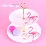 European Style Ceramic Double Layered Tray Fruit And Candy Plate Afternoon Tea Cake Stand Three Tier Dessert Holder Serving