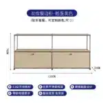 Modern Module Living Room Cabinet Stainless Steel TV Cabinet Storage Combination Sideboard Chest of Drawers Customizable