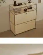 Modern Module Living Room Cabinet Stainless Steel TV Cabinet Storage Combination Sideboard Chest of Drawers Customizable