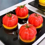 6 cell Tomato Silicone Cake Mold Halloween Pumpkin Chocolate Mousse Ice Cream Jelly Pudding Dessert Bakeware Pan Decorating Tool