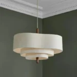 Japanese Wabi Sabi Cloth Ceiling Chandelier For Living Room Island Bedroom LED Pendant Light Modern Home Decor Lighting