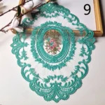 Vintage Lace Placemat Embroidered Table Cloth Dining Room Decorative Table Mats Party Wedding Antique Coffee Coasters
