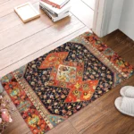 Anti-slip Bath Mat Bathroom Small Rug Shower Mat Home Decor Door Mat Kitchen Bedroom Entrance Room mats Morocco vintage