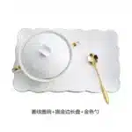 Embossed Ceramic Dessert Soup Bowl White Stew Cup Luxury Gold-plated Exquisite Soup Cup Porridge Bowl Tableware Kitchen