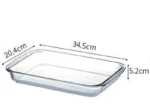 Bakeware Glass Platter for Oven Baking Tray Baking Tools and Accessories Kitchen Utensil Cooking Utensils Gadgets Dishes Pans - Image 7