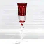 Crystal Flute Champagne Glasses Multicolor Wine Glass Cup Handmade Hand Carved Edo Kiriko Wedding Gift With Gift Box 1PC