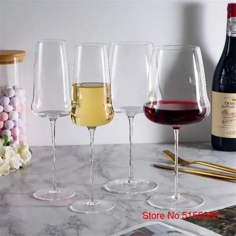 Cloud Design Ultra-thin Bordeaux Red Wine Glass Crystal Thin Stem Burgundy Goblet Light Luxury Wedding Party Champagne Flute Cup