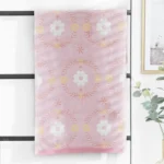 Cotton Gauze Hand Towel for Children and Adults, Face Towel, 35*75 cm, High Quality, 2 pcs, 3 pcs, 5 pcs – side view