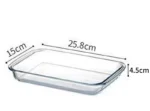 Bakeware Glass Platter for Oven Baking Tray Baking Tools and Accessories Kitchen Utensil Cooking Utensils Gadgets Dishes Pans - Image 9
