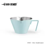 MHW-3BOMBER Espresso Measuring Cup 100ml Dual Pour Spouts & Accurate Scale Stainless Steel Shot Cup for Baristas