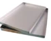 Goldoma rectangle cake baking tray with golden crust loaf on cooling rack