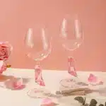 Creative Goblet Stiletto Heeled Wine Glasses Champagne Whisky Cocktail Glasses Wine Glass Drinking Cup for party wedding Set