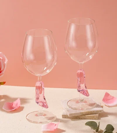 Creative Goblet Stiletto Heeled Wine Glasses Champagne Whisky Cocktail Glasses Wine Glass Drinking Cup for party wedding Set