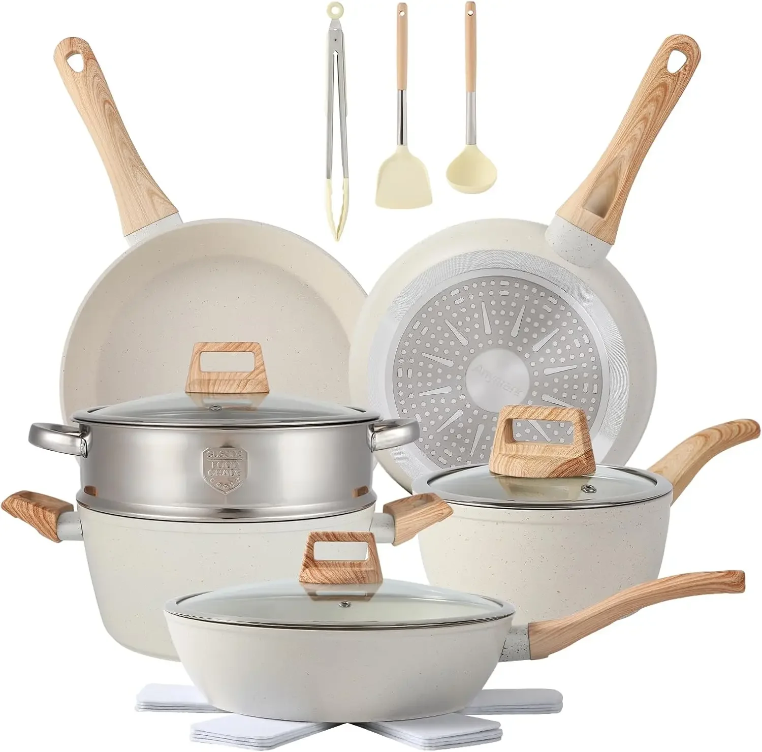 Sb3b01ebb2a8b41088c68b83786315961T.webp 16PCS Pots and Pans Set Non Stick Cookware Set Nonstick with Cooking Set - Image 1