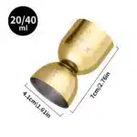 20/40ml Cocktail Bar Stainless Steel Jigger Double Spirit Measuring Cup For Home Bar Party Club Accessories Barware Tools
