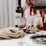 150ML Crystal lead-free party wine glass cup goblet mug barware drinkware glass mug 220416-11 – styled in a modern Tabletop