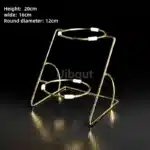 Stainless Steel Oblique mouthed Sauce golden Bowl rack Hot Pot Buffet Seasoning basket Jar dish Container Salad Spherical