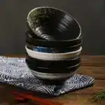 4.5inch Japanese Ceramic Rice Bowl Porcelain Dishes Pretty Restaurant Table Top items Soup Noodles Sauce Bowls Dinnerware