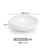 Melamine Imitation Porcelain Small Plate Korean Disc Restaurant Tableware Creative Small Bowl – in a cozy room setting