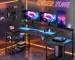 NOST&HOST L Shaped Gaming Desk 71" Computer Desk Power Outlets Monitor Stand Adjustable Shelf Cup Holder Hooks Home