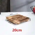Wood Pot Holder Wooden Trivets Bowl Trivet Hot Stone pot Mat Korean Dolsot Plate Base Placemat Bibimbap Coaster Pan Dish