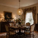 Vintage Crystal Pendant Light Luxury Copper Chandelier for Living Room Villa Dining Room Home Decoration Hanging Lamp – side