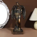 Resin Ornaments Blinded Greek Goddess Fortune Figurine Goddess of Good Fortune and Wealth Sculpture Home Office Decor