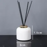 Minimalist Volakas White Natural Marble Set for Bathroom Luxury Soap Dispenser Toothbrush Holder Tray Bathroom Set