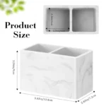 Luxspire Toothbrush Holder Fast Drying Tooth Brush Holder for Bathroom Diatomite Electric ToothBrush Toothpaste Organizer