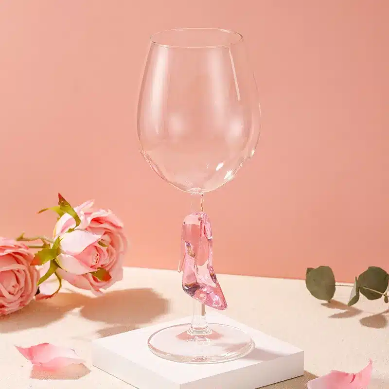 Creative Goblet Stiletto Heeled Wine Glasses Champagne Whisky Cocktail Glasses Wine Glass Drinking Cup for party wedding Set Gif