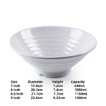 Melamine Noodle Bowl Household Plastic Tableware Restaurant Commercial Ramen Salad Bowl Thickened Not Easily Broken Soup