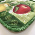 5Pcs/Pack 16.5x16.5cm Square Sewing Cotton Heat Resistant Potholder Pot Holder Pads Table Placemat Kitchen Baking Tool – top