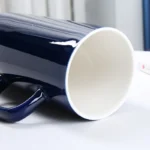 Extra large coffee mug with handle, 1200ml ceramic jumbo cup for tea or coffee