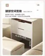 Compact LED Makeup Vanity Desk with Stool and Mirror