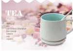 Creative Ceramic Coffee Mug with Lid and Spoon Cute Cartoon Three-dimensional Kawaii Animal Milk Cup Couple Gift Water Cup