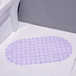 Hot PVC Anti-skid Bath Mats Soft Anti-slip Shower Mat Massage Mat with Suction Cup Non-slip Bathtu Bath Mat Bathroom